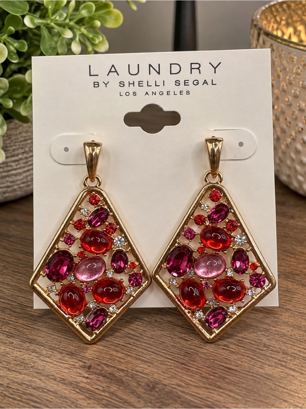 Laundry by Shelli Segal Jeweled Drop Earrings
(BR1616/4)